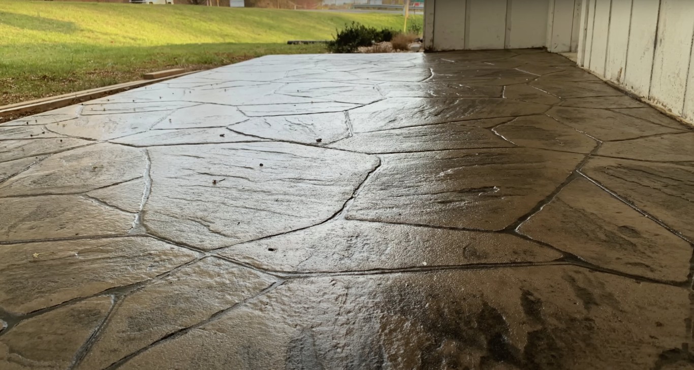 Decorative stamped concrete with custom patterns in Bridgeport, CT